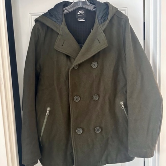 Nike SB Men's Outerwear Wool Coat Large - Picture 1 of 4